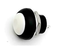 ZGHQHCDRH Lot de 5, 20 ou 100 mini-interrupteurs PBS-33B à 2 broches, étanches, à bouton-poussoir momentané, avec verrouillage de réinitialisation(White Reset,20PCS)