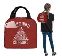 ZGHQHCDRH Maçonnique Mason Sac à Lunch Isotherme Franc-maçon pour Femmes Enfants Boîtes Alimentaires étanches Boîte à Lunch Thermique fourre-Tout