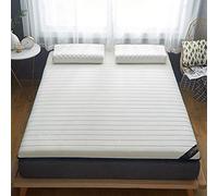 ZGHQHCDRH Matelas en Latex, Matelas Pliable Super Doux et Respirant for Chambre d'amis Simple, Double, d'enfant, Blanc, Queen: 150 x 200 cm