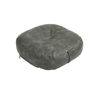 ZGHQHCDRH Méditation en cuir synthétique de qualité supérieure, hauteur et fermeté réglables, fermeture éclair dissimulée sans danger pour le sol, sensation douce et sans odeur (gris, longueur