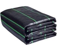 ZGHQHCDRH Membrane Anti-Mauvaises Herbes Haute résistance for Jardin, terrasse et allée - Toile de paillage Durable, 1 pièce(1.8mx40m)