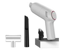 ZGHQHCDRH Mini aspirateur, Mini aspirateur Haute Puissance 9000 Pa, Portable et léger, Rechargeable, autonomie de 30 Minutes(Pearl White)