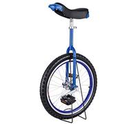 ZGHQHCDRH monocycle, Monocycle 24/20/18/31 Pouces, monocycle à Roues antidérapantes, pneus de Montagne, Exercice d'auto-équilibre, vélo d'équilibre, Sports Plein air, Fitness(Blue,16inches)