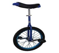 ZGHQHCDRH Monocycle, Roues antidérapantes de 16/18/20 Pouces, vélos for Adultes, monocycle à Hauteur réglable, Montagne(Blue,16inch)