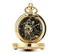 ZGHQHCDRH Montre de Poche, Anime Marin Lune Montre de Poche chaînes Filles Vintage Quartz Montres de Poche Hommes Femmes Fans Cadeaux