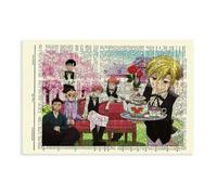 ZGHQHCDRH Ouran High School Host Club Anime Vintage Dictionnaire Art Poster Toile Décoration Chambre Bureau Chambre Cadeau 30 x 45 cm