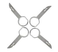 ZGHQHCDRH Outil Extracteur Lot de 4 clés de démontage Audio pour Voiture, CD, DVD, Radio, Installation et démontage, stéréo, Compatible avec Mercedes Benz et Skoda