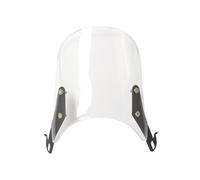 ZGHQHCDRH Pare-Brise Visière avec Déflecteur de Vent Sport Compact Universel pour Moto, Compatible avec Yamaha, Harley, Honda et KTM Extension d'écran de Moto(White)