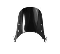 ZGHQHCDRH Pare-Brise Visière avec Déflecteur de Vent Sport Compact Universel pour Moto, Compatible avec Yamaha, Harley, Honda et KTM Extension d'écran de Moto(Black)