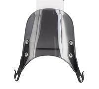 ZGHQHCDRH Pare-Brise Visière avec Déflecteur de Vent Sport Compact Universel pour Moto, Compatible avec Yamaha, Harley, Honda et KTM Extension d'écran de Moto(Gray)