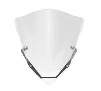 ZGHQHCDRH Pare-Brise Visière avec Pare-Brise de Moto pour Kawasaki Z125 Z 125 2015-2018. Accessoires de Remplacement pour Pare-Brise. Extension d'écran de Moto(Transparent)