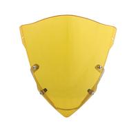ZGHQHCDRH Pare-Brise Visière avec Pare-Brise de Moto pour Kawasaki Z125 Z 125 2015-2018. Accessoires de Remplacement pour Pare-Brise. Extension d'écran de Moto(Yellow)
