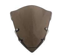 ZGHQHCDRH Pare-Brise Visière avec Pare-Brise de Moto pour Kawasaki Z125 Z 125 2015-2018. Accessoires de Remplacement pour Pare-Brise. Extension d'écran de Moto(Brown)