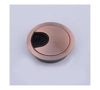 ZGHQHCDRH Passe-câbles de Bureau, Couvercle de Trou Fil Table Rond en Alliage Zinc, 2 pièces, Port Sortie, Support Ligne d'œillet câble d'ordinateur Bureau, 50mm/53mm/60mm/80mm(Red Bronze,80mm)