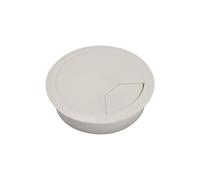 ZGHQHCDRH Passe-câbles de Bureau, Oeillet de Cordon Bureau 60/80mm, 2 pièces, Port Sortie Ligne, Couvercle Trou Fil, boîte Filetage, Passage câble(Grey,80mm)