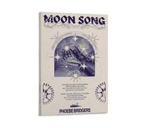 ZGHQHCDRH Phoebe Bridgers Moon Song, poster d'art mural moderne texturé pour salon, pièce maîtresse pour la décoration de votre maison, bureau, style cadre, 30 x 45 cm