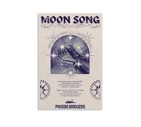 ZGHQHCDRH Phoebe Bridgers Moon Song, poster d'art mural moderne texturé sur toile pour salon, pièce maîtresse pour la décoration de votre maison, bureau, style sans cadre, 40 x 60 cm