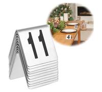 ZGHQHCDRH Plaques numérotées pour Tables de Restaurant, Numéro 1-50 100 Marque-Places, Double Face for Les banquets de fête, Fournitures marqueurs preuves Service(1 to 100)