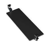ZGHQHCDRH Plateau de Clavier en Bois 3 Couleurs, Support Stable 10 à 25 kg, avec glissières roulement Billes, for sous Le Bureau(Black,75 * 25 cm (30 * 10 inch))