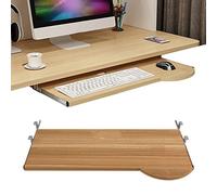 ZGHQHCDRH Plateau de Clavier réglable sous Le Bureau, for et Souris, Plateforme coulissante(White,60 * 26cm/24 * 10Inch)