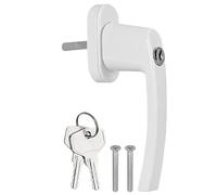 ZGHQHCDRH Poignées de fenêtre, 1 pièces poignée de fenêtre verrouillage à clé universel verrouillable Double vitrage UPVC porte balcon