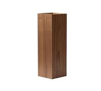 ZGHQHCDRH Porte-parapluies, Porte-parapluie carré autoportant en bois, for entrée, maison, bureau, seau de rangement parapluie couleur foncée for cannes marche