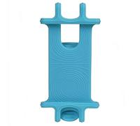 ZGHQHCDRH Porte Téléphone Voiture Support Universel Téléphone Vélo en Silicone, Support Cellule pour Guidon pour 15 14 Pro Max Plus pour Mini pour Samsung(Blu)