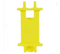 ZGHQHCDRH Porte Téléphone Voiture Support Universel Téléphone Vélo en Silicone, Support Cellule pour Guidon pour 15 14 Pro Max Plus pour Mini pour Samsung(Giallo)