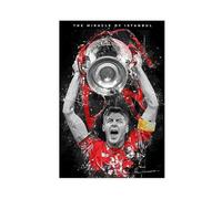 ZGHQHCDRH Poster sur toile Steven Gerrard (3) - Décoration pour chambre à coucher, bureau, chambre, cadeau - 60 x 90 cm