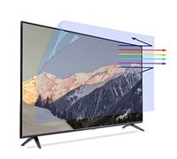 ZGHQHCDRH Protecteur d'écran, Antilumière Bleue for écran TV antireflet intérieur et extérieur de 55 Pouces, Film givré Anti-Rayures for LCD/LED/OLED QLED 4K HDTV