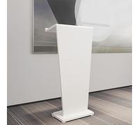 ZGHQHCDRH Pupitre, Podium portatif de pupitre réception, for églises, Robuste for salles Classe/Bureau/conférence/Auditorium(White)