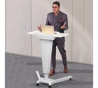 ZGHQHCDRH Pupitre, Support de Podium pupitres et podiums Support Table Mobile d'ordinateur Portable Debout réglable chaire for églises réunion Discours Mariage(A)