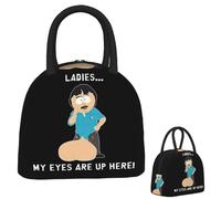ZGHQHCDRH Randy Marsh Mesdames Mes Yeux sont Ici Sacs à Lunch Boîte à bento isolée Sac à Lunch étanche Sacs de Pique-étanches Sac Thermique