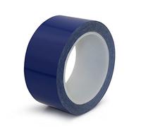 ZGHQHCDRH Ruban adhésif en vinyle PET - 40 m x 80 mm, marquage de danger, rouleau de ruban de délimitation - Voie et distanciation sociale(Blue)