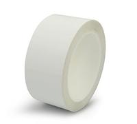 ZGHQHCDRH Ruban adhésif en vinyle PET - 40 m x 80 mm, marquage de danger, rouleau de ruban de délimitation - Voie et distanciation sociale(White)