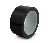 ZGHQHCDRH Ruban adhésif en vinyle PET - 40 m x 80 mm, marquage de danger, rouleau de ruban de délimitation - Voie et distanciation sociale(Black)