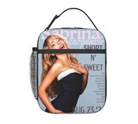 ZGHQHCDRH Sabrina Carpenter Short N’Sweet Tour Sac à Lunch Thermique pour Le Travail Sac Alimentaire Portable Conteneur Hommes Femmes Glacière Boîte à Lunch Thermique