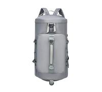 ZGHQHCDRH Sac à Dos de Natation avec séparation Humide et Sec, Ceinture étanche avec Compartiment à Chaussures, méthode Multi-Portage, Sac à Dos de Fitness, Sac de Trajet Courte Distance(Grey)