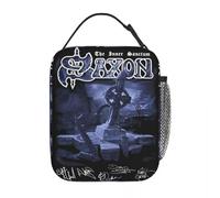 ZGHQHCDRH Sacs à Lunch isothermes Saxon Heavy Metal Band Merch Storage Food Box Causal Cooler Thermal Bento Box for Travel