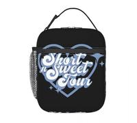 ZGHQHCDRH Sacs à Lunch isothermes Short N Sweet Tour Sabrina Carpenter Produit Boîte Alimentaire Boîte à Lunch glacière Thermique Multifonction pour l’école