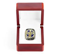 ZGHQHCDRH Saison 2022 Fantasy League Champions Ring Heavy FFL Rugby Championship Loops Nachbildung Beste Geschenke