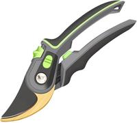 ZGHQHCDRH Sécateurs horticoles, Plantes en Pot for verger, Ouverture et Fermeture Deux étapes, poignée de Protection, Verrouillage à Une Main, Ciseaux Fleurs