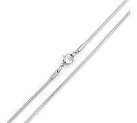 ZGHQHCDRH Serpent de 45 cm, collier chaîne en acier inoxydable noir pour femme de 2 mm pour la fête des mères