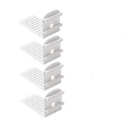 ZGHQHCDRH Support pour Couette, Pinces antidérapantes for draps de lit, Attaches à Clips Invisibles, Paquet 4 for sécuriser Les draps-Housses et Plats, Outils en Plastique ABS(White)
