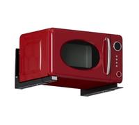 ZGHQHCDRH Support pour four à micro-ondes, Support mural for four à micro-ondes noir pliable et télescopique, étagère en acier inoxydable épais, style moderne for la maison