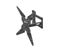 ZGHQHCDRH Support TV Compatible avec La Plupart des Téléviseurs De 26 À 55 Pouces, Pivotant, Inclinable, Réglage Horizontal, Support Mural for Téléviseur, Bras Articulés