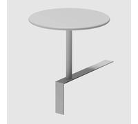 ZGHQHCDRH Table d'appoint Ronde Murale, Table de pub Ronde Murale, Petite Table Bar, Basse bistrot à Cocktail, Bureau Salle Manger Moderne avec Pieds en métal for café(White,40cm/15.8in)
