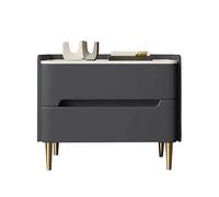 ZGHQHCDRH Table de Chevet, Petite Table de Chevet, Meuble Rangement, Mini Commode, d'appoint, Nuit, for Chambre à Coucher, Salon, dortoir, Ferme(Dark Gray,45x40x48cm)