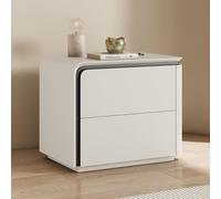 ZGHQHCDRH Table de Chevet, Table de Chevet Table Nuit for Chambre à Coucher, d'appoint canapé for, Tables Modernes, for(Off White,50x40x50cm)