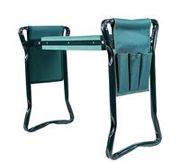 ZGHQHCDRH Tabouret à Genoux pour Le Jardin, Siège de Jardinage, Coussin, Banc Jardin Pliable et Portable 2 en 1 avec poignées Mousse, Pochettes à Outils incluses
